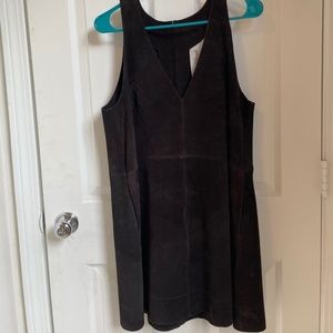 Brown Suede Free People Dress